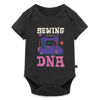La couture est dans mon ADN Motif de tailleur drôle - Body à manches courtes Premium Bébé - noir - Devant
