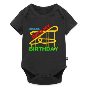 Rolling into Amusement Park Rollercoaster Roller Coaster - Baby Premium short-sleeve bodysuit - black - Front