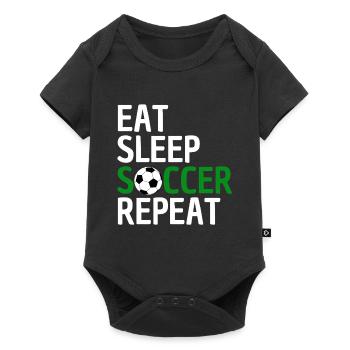 Funny Soccer Saying Soccer Team - Baby Premium short-sleeve bodysuit - black - Front