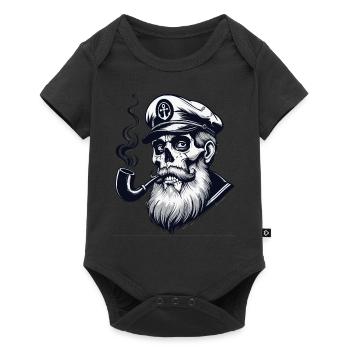 St.Pauli Kiez Hamburg Totenkopf Sankt Pauli - Body à manches courtes Premium Bébé - noir - Devant