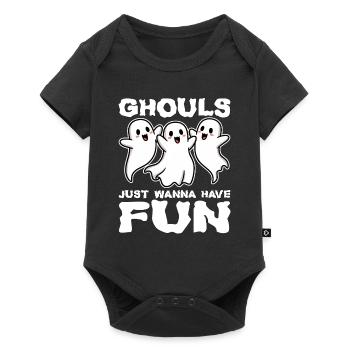 GHOULS JUST WANNA HAVE FUN - HALLOWEEN GIFT - Baby Premium short-sleeve bodysuit - black - Front