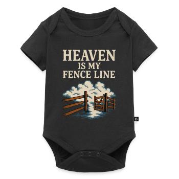 Christian Homesteader Faith Farming Lural Life - Baby Premium short-sleeve bodysuit - black - Front