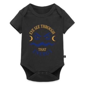 Mauvais Œil Protection Spirituelle Mode Mystique - Body à manches courtes Premium Bébé - noir - Devant