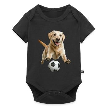 Labrador Retriever - Baby Premium Kurzarmbody - Schwarz - Vorne
