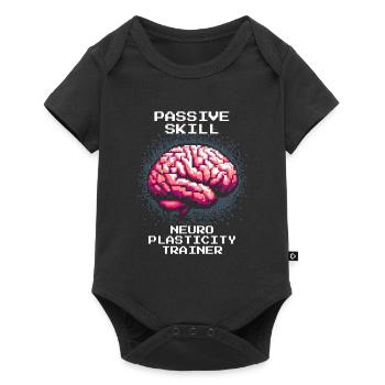 Occupational Therapy Neuroplasticity Trainer Retro Pixel - Baby Premium short-sleeve bodysuit - black - Front