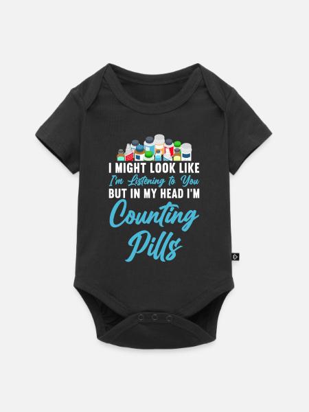 Pharmacy Tech Technician - Baby Premium Kurzarmbody - Schwarz