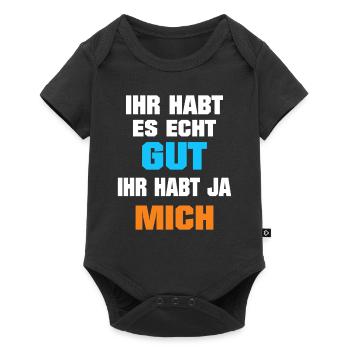 Tu l’as bien, tu m’as eu, drôle, professionnel - Body à manches courtes Premium Bébé - noir - Devant