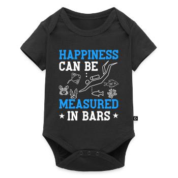 Diving saying for sea lovers - Baby Premium short-sleeve bodysuit - black - Front