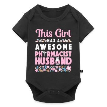 Pharmacy Tech Technician - Baby Premium short-sleeve bodysuit - black - Front