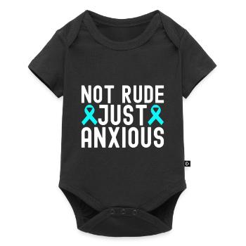 Anxiety disorder Anxiety disorder - Baby Premium short-sleeve bodysuit - black - Front