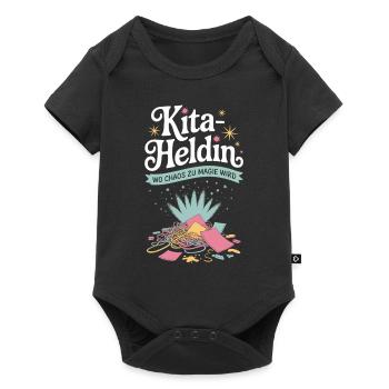 Daycare Heroine Where Chaos Becomes Magic Kindergarten Teacher - Baby Premium short-sleeve bodysuit - black - Front