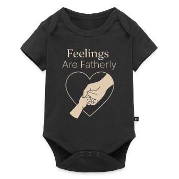 Emotionally Available Father Sanfter - Baby Premium short-sleeve bodysuit - black - Front