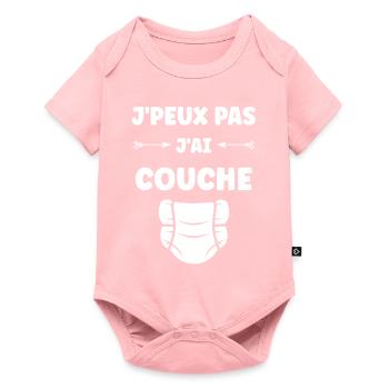 Couches - Body à manches courtes Premium Bébé - rose - Devant