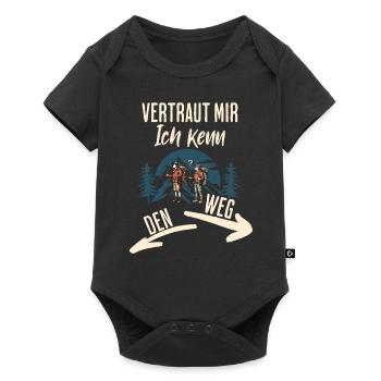 Wander - Baby Premium short-sleeve bodysuit - black - Front