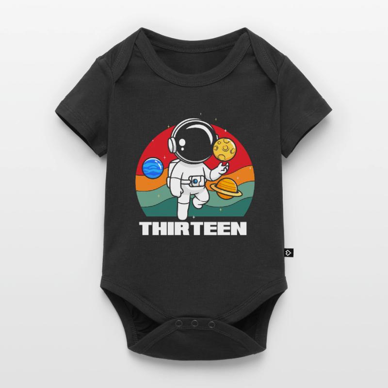 Aventures spatiales pour les jeunes de treize ans Body à manches courtes Premium Bébé