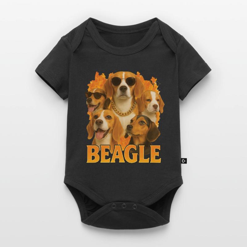 Beagle Baby Premium Kurzarmbody