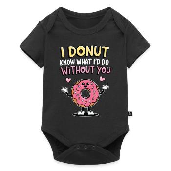 Je ne sais pas ce que je ferais sans toi - Body à manches courtes Premium Bébé - noir - Devant