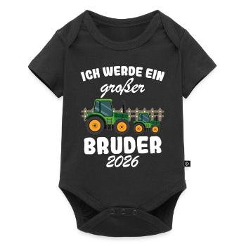 Announcing offspring | I'm going to be a big brother in 2026 - Baby Premium short-sleeve bodysuit - black - Front