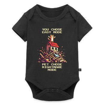 Shelter Level: Nightmare | Mediation - Baby Premium short-sleeve bodysuit - black - Front
