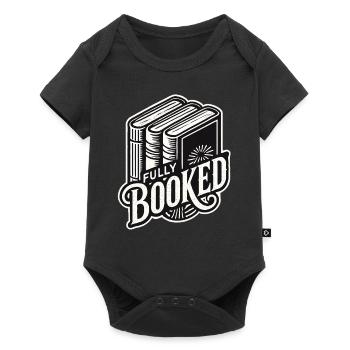 Retro Book Design for Bibliophiles and Bookworms - Baby Premium short-sleeve bodysuit - black - Front