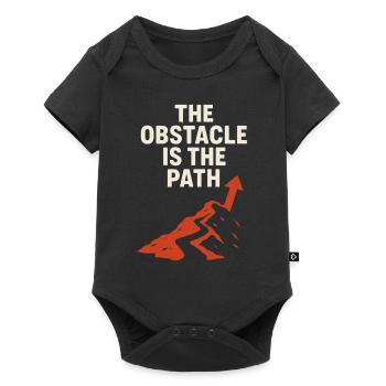 The Path Is the Obstacle: Stock Trader Trading - Baby Premium short-sleeve bodysuit - black - Front