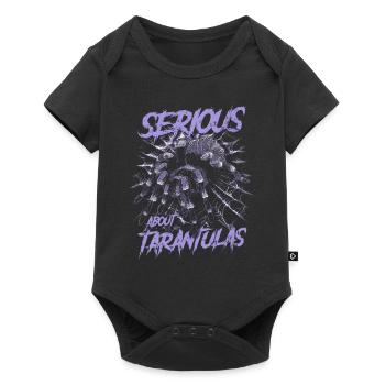 Sérieux au sujet des tarentules Propriétaire d’araignée de compagnie - Body à manches courtes Premium Bébé - noir - Devant