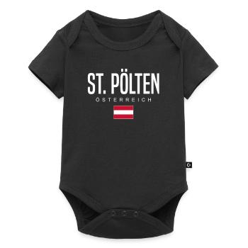 Sankt Pölten Österreich - Baby Premium Kurzarmbody - Schwarz - Vorne