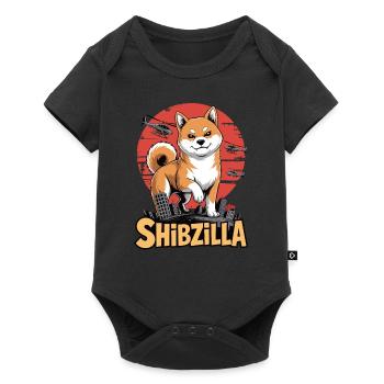 Shibzilla – Chaos with Side-Eye - Baby Premium short-sleeve bodysuit - black - Front