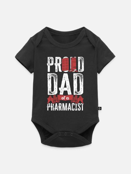 Pharmacy Tech Technician - Baby Premium Kurzarmbody - Schwarz