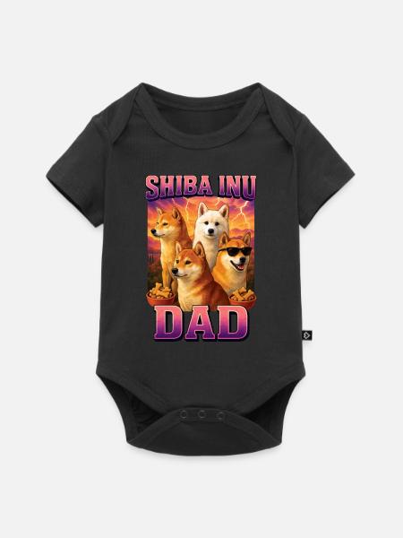 Shiba Inu - Baby Premium Kurzarmbody - Schwarz