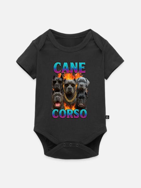 Cane Corso - Baby Premium Kurzarmbody - Schwarz