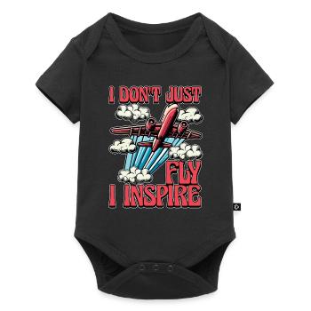Flight Instructor I Don't Just Fly Pilot School - Baby Premium short-sleeve bodysuit - black - Front