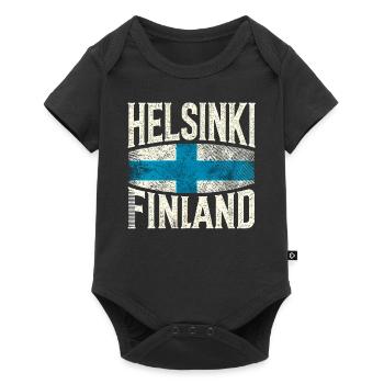 Helsinki, Finlande - Body à manches courtes Premium Bébé - noir - Devant
