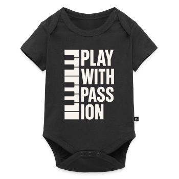 Classical Pianist Piano Life Music Recital - Baby Premium short-sleeve bodysuit - black - Front