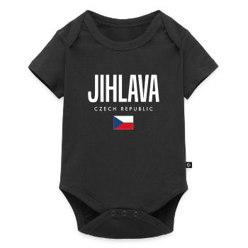 Jihlava Tschechien - Baby Premium Kurzarmbody - Schwarz - Vorne