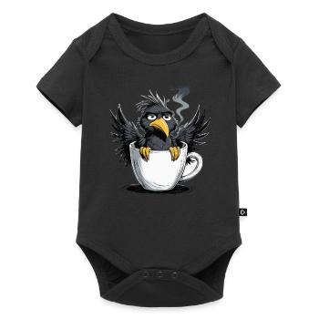 Bird don't want coffee before you ask no - Baby Premium short-sleeve bodysuit - black - Front
