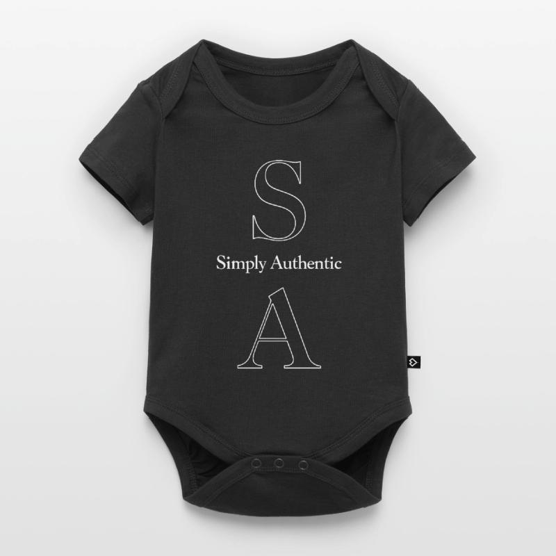 Affirmation simplement authentique Body à manches courtes Premium Bébé
