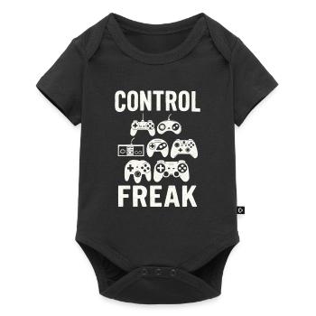 Manette Zocken Gaming Freak - Body à manches courtes Premium Bébé - noir - Devant