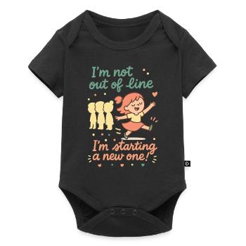 Ballet Love Real Girls Start New Line - Baby Premium short-sleeve bodysuit - black - Front
