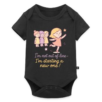 Ballet Love Real Girl Real Ballet - Baby Premium short-sleeve bodysuit - black - Front