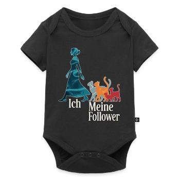 Moi et mes abonnés – Cat Humor Design - Body à manches courtes Premium Bébé - noir - Devant