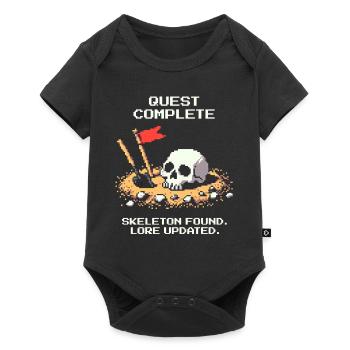 Skeleton found | Archaeology History - Baby Premium short-sleeve bodysuit - black - Front