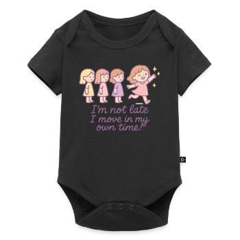I'm Not Too Late Girl Ballet - Baby Premium short-sleeve bodysuit - black - Front