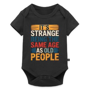 Birthday Sarcasm Aging Humor - Baby Premium short-sleeve bodysuit - black - Front