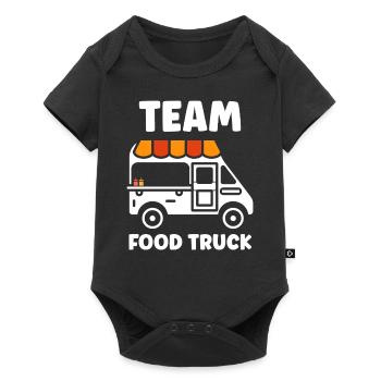 Food truck - Body à manches courtes Premium Bébé - noir - Devant