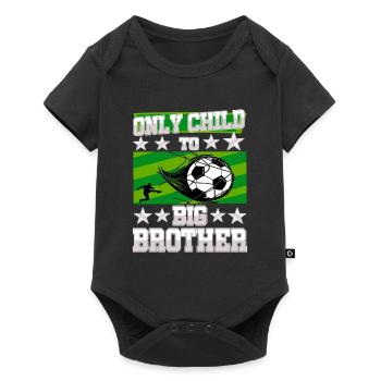 Soccer Child Ready Big Brother 2026 - Baby Premium short-sleeve bodysuit - black - Front