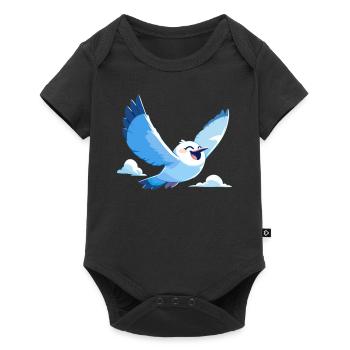 Seagulls Seagull - Baby Premium short-sleeve bodysuit - black - Front