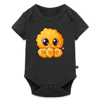 Délice de nuggets de poulet - Body à manches courtes Premium Bébé - noir - Devant