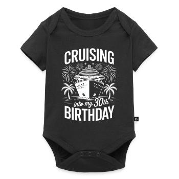 Croisière 30e anniversaire Dicton - Body à manches courtes Premium Bébé - noir - Devant