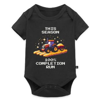 Season Run | 100% Harvest & Operational Goals - Baby Premium short-sleeve bodysuit - black - Front